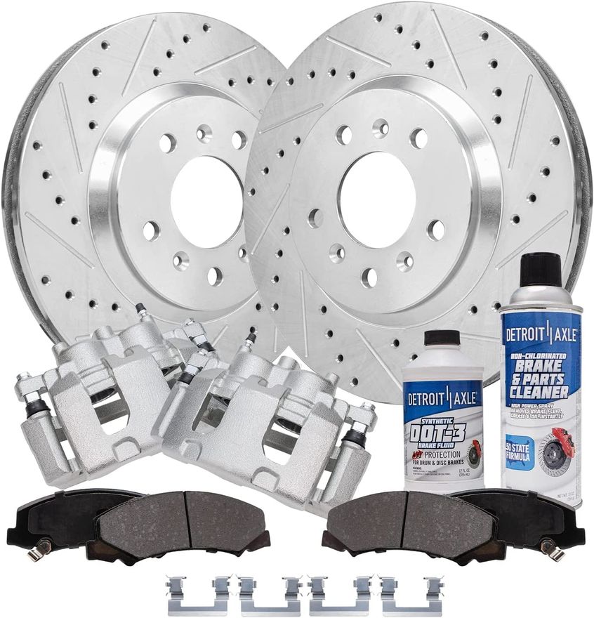 Main Image - Front Drilled Rotors Pad Caliper