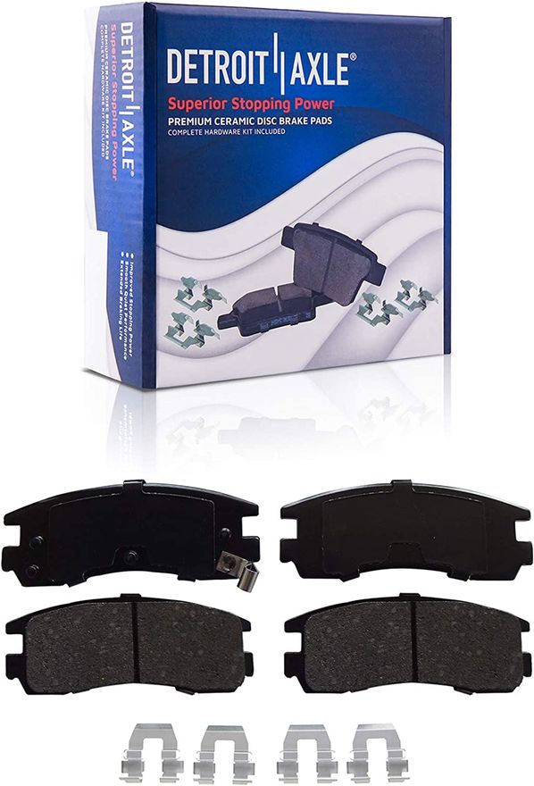 Rear Ceramic Brake Pads - P-698 x2