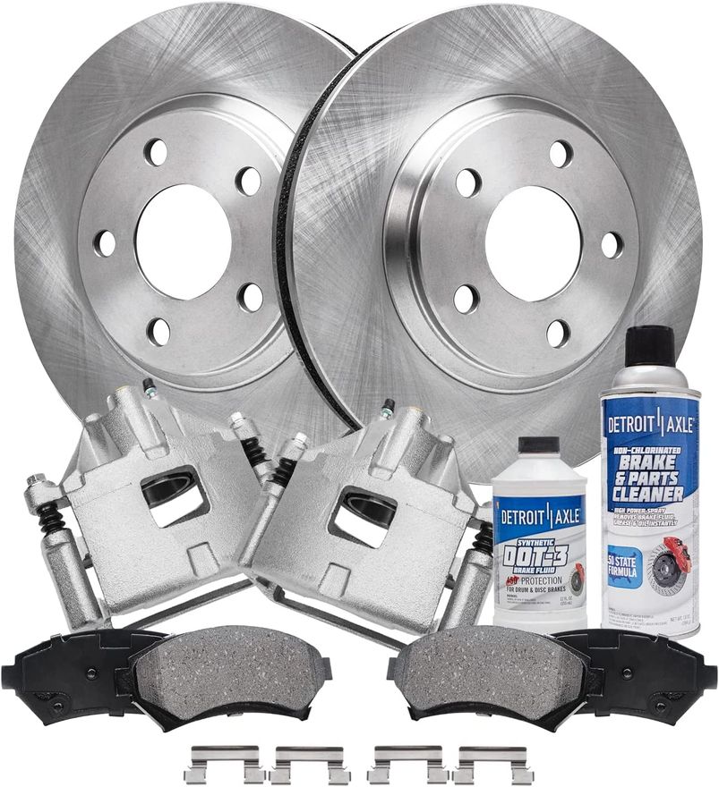 Main Image - Front Rotors Brake Calipers Pads