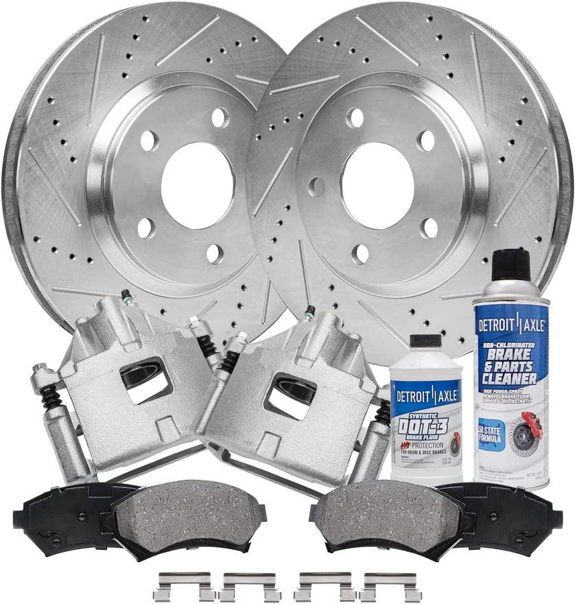 Main Image - Front Rotors Brake Calipers Pads