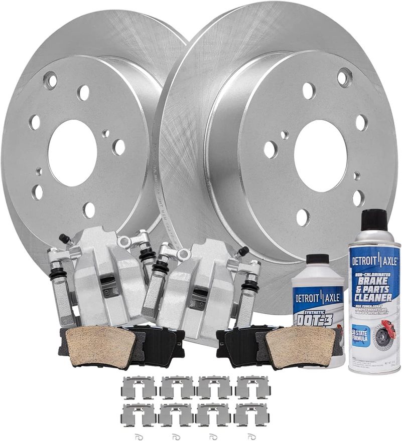 Main Image - Rear Rotors Brake Calipers Pads