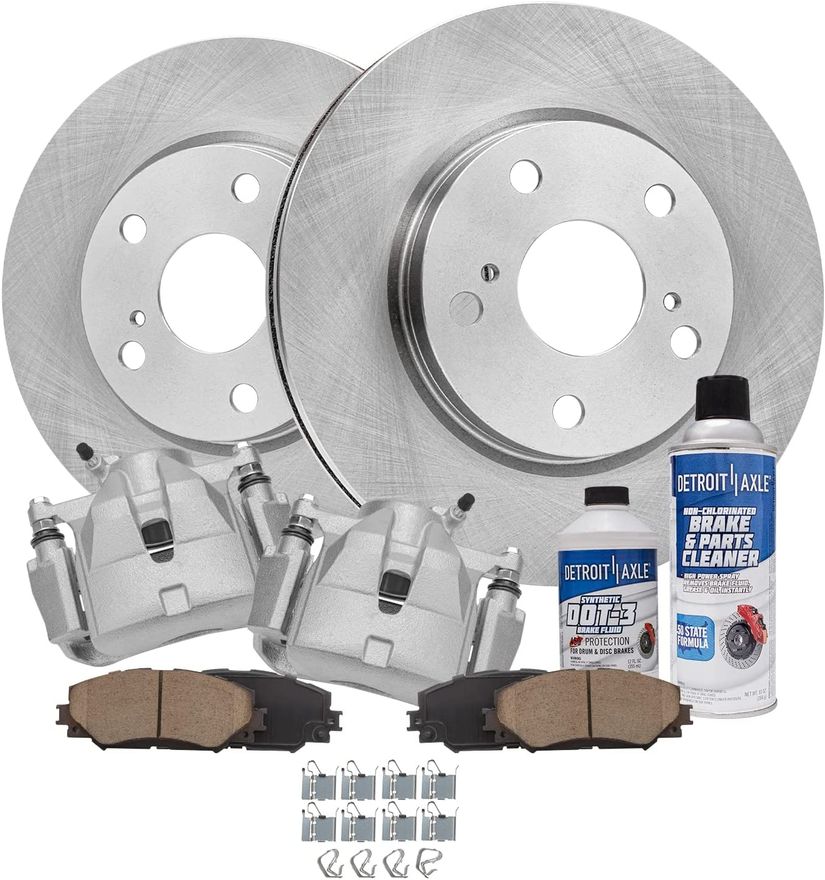 Main Image - Front Rotors Brake Calipers Pads