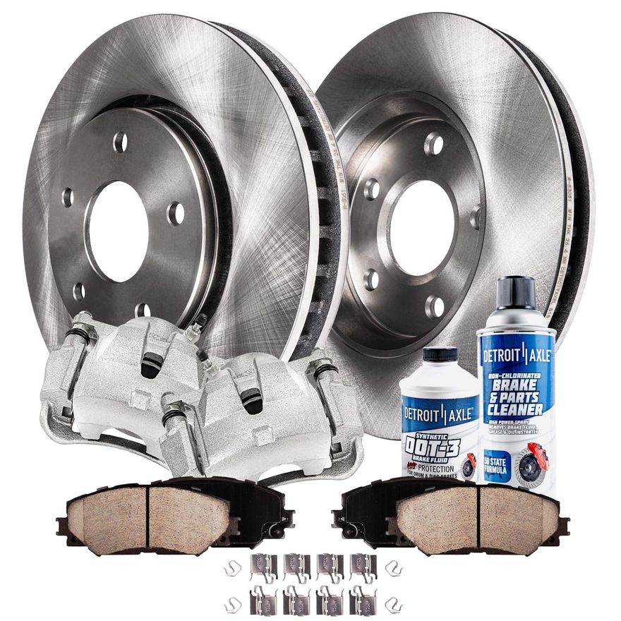 Main Image - Front Rotors Brake Calipers Pads