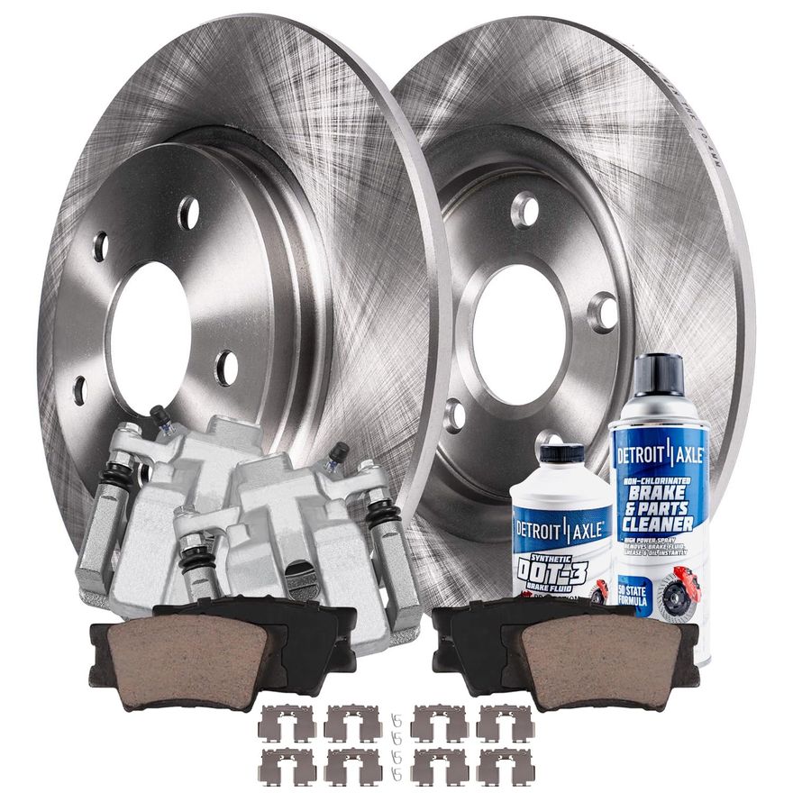 Main Image - Rear Rotors Brake Calipers Pads