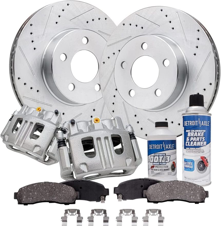 Main Image - Front Rotors Brake Calipers Pads