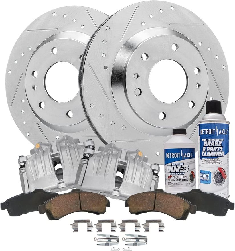 Main Image - Front Rotors Brake Calipers Pads