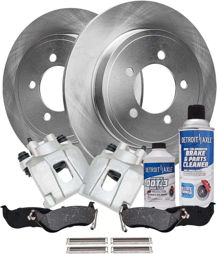 Main Image - Rear Rotors Brake Calipers Pads