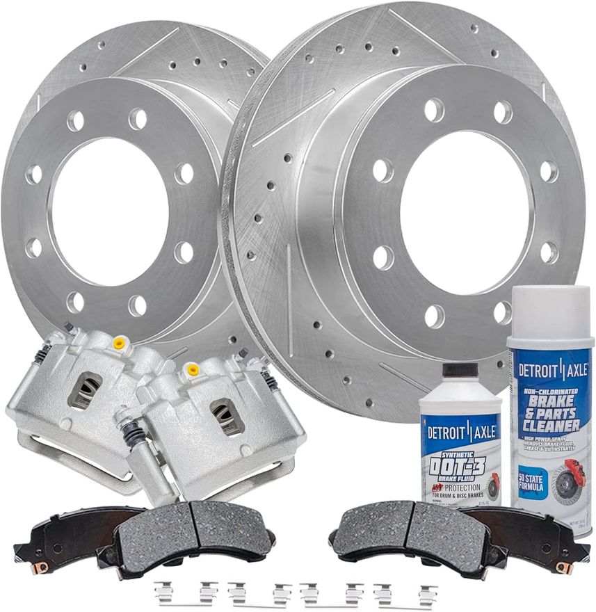 Main Image - Rear Rotors Brake Pads Calipers