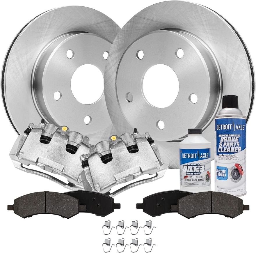 Main Image - Front Rotors Brake Calipers Pads