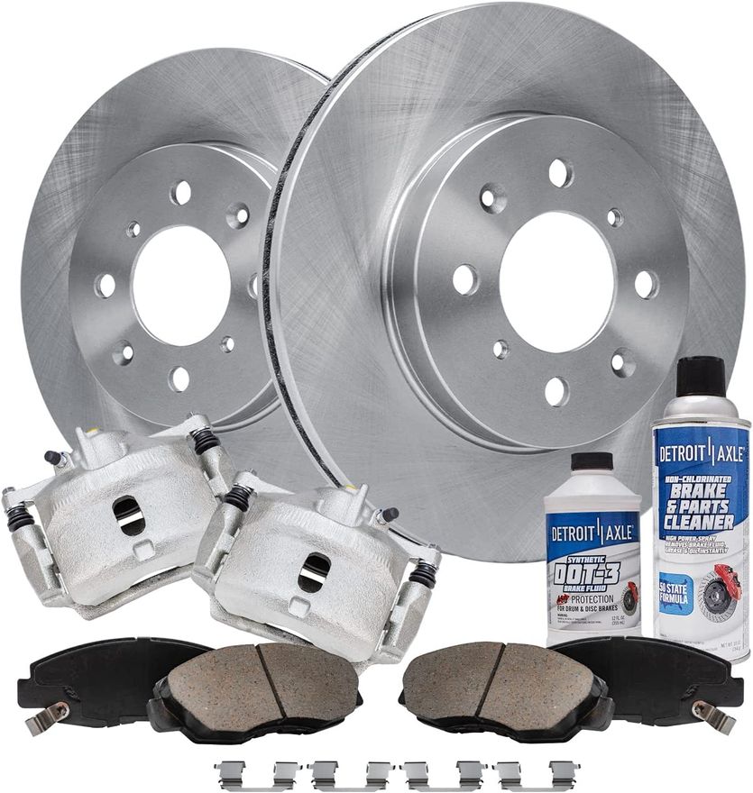 Main Image - Front Rotors Brake Calipers Pads