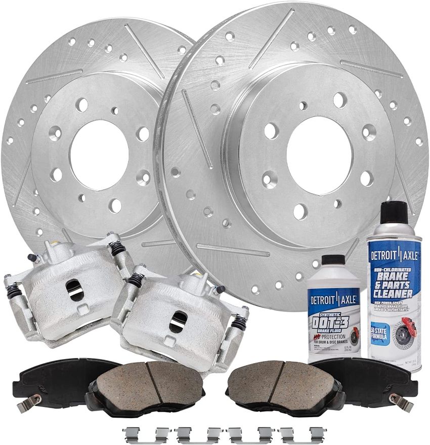 Main Image - Front Rotors Brake Calipers Pads