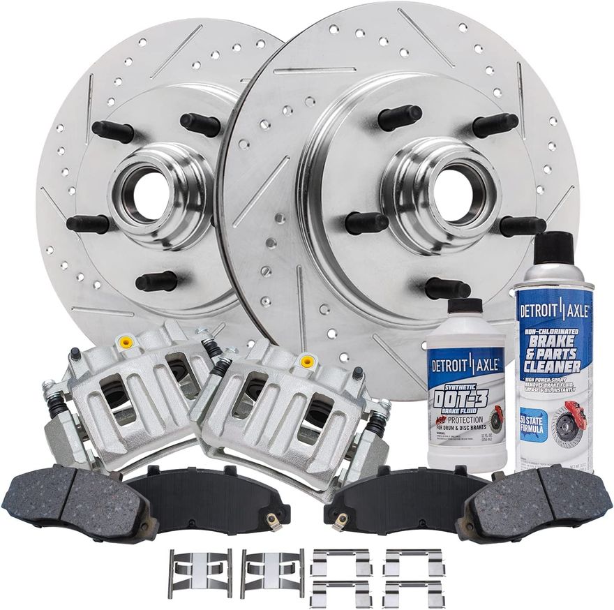 Main Image - Front Rotors Brake Calipers Pads