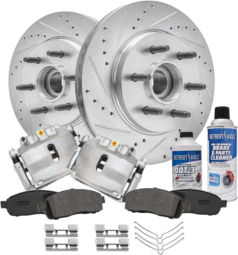 Main Image - Front Rotors Brake Calipers Pads