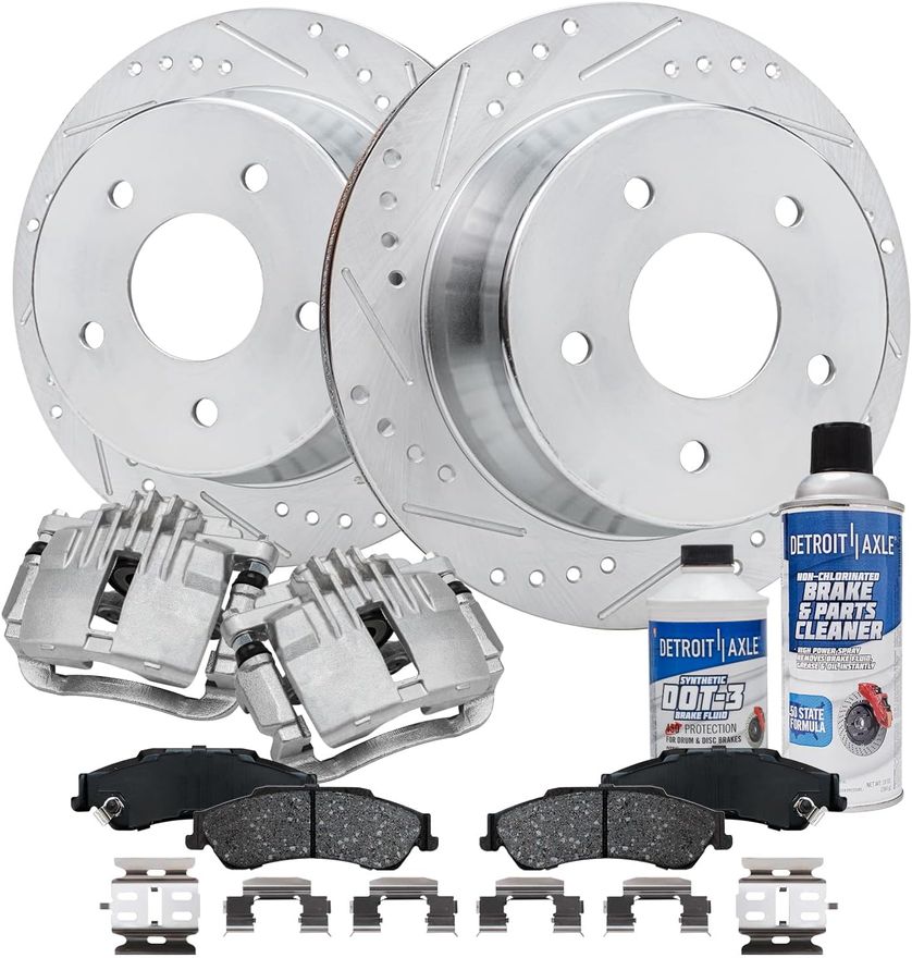 Main Image - Rear Rotors Brake Pads Calipers