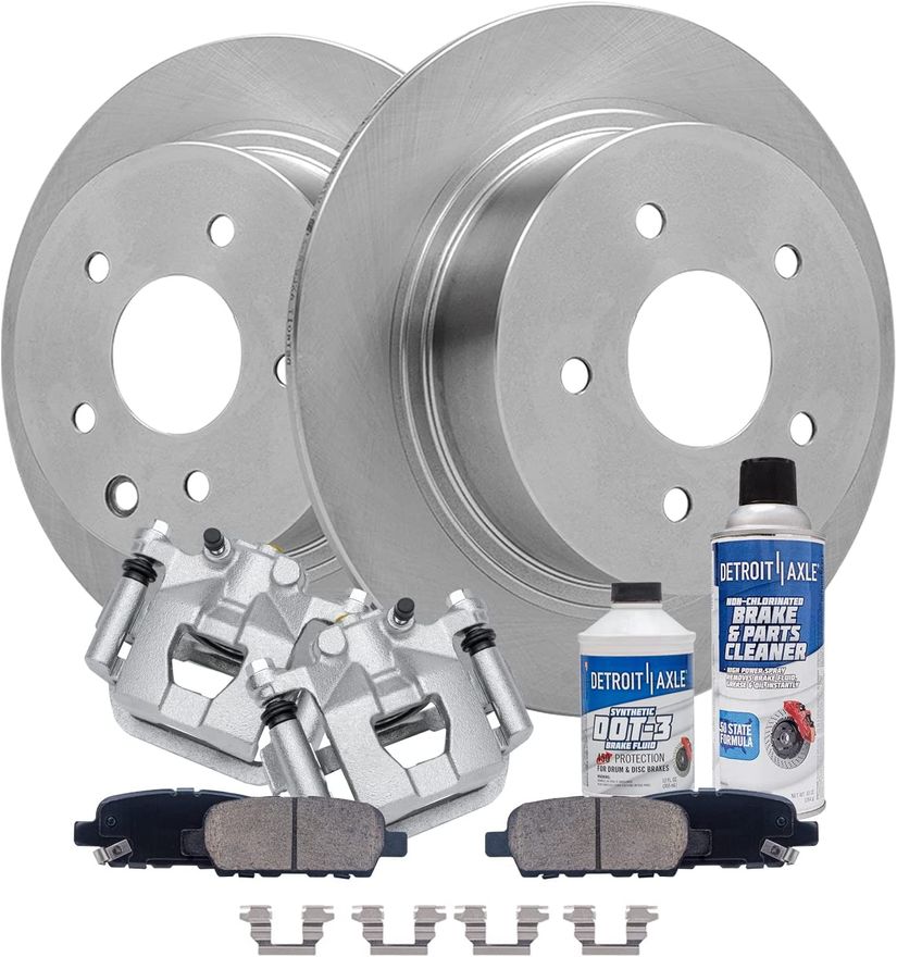 Main Image - Rear Disc Rotors Pads Calipers