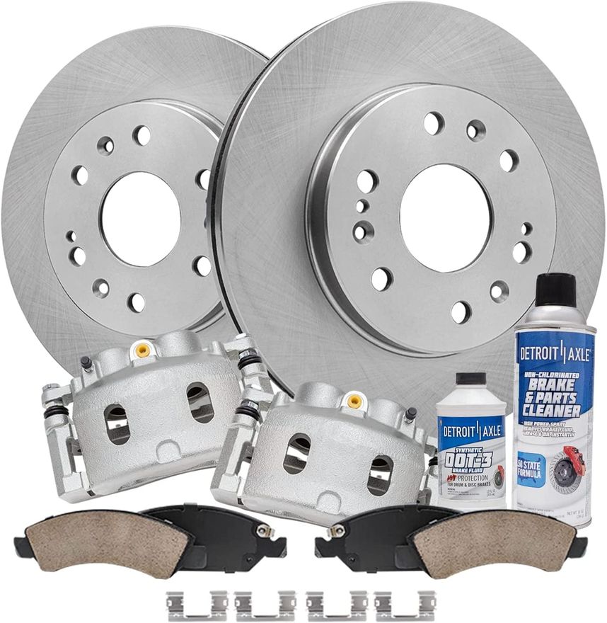 Main Image - Front Disc Rotors Caliper Pad