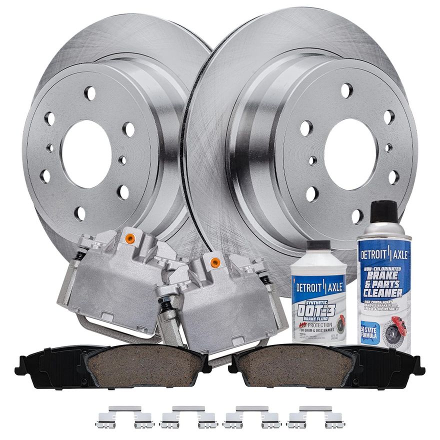 Main Image - Rear Rotors Brake Pads Calipers