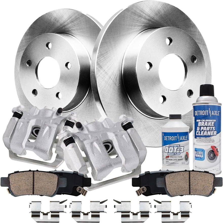 Main Image - Rear Disc Rotors Brake Pads