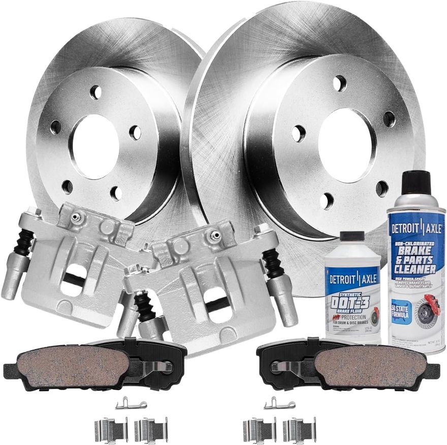 Main Image - Rear Disc Rotors Brake Pads