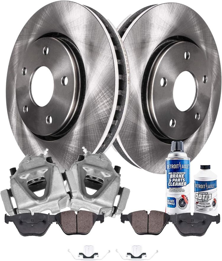 Main Image - Front Disc Rotors Brake Pads