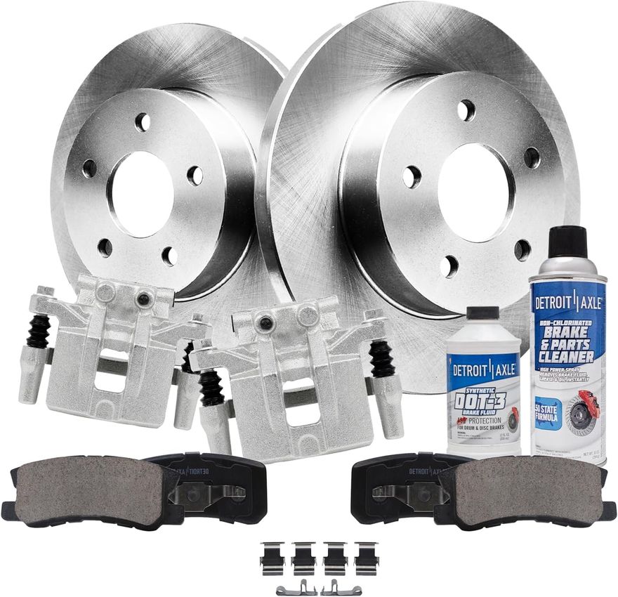 Main Image - Rear Disc Rotors Brake Pads