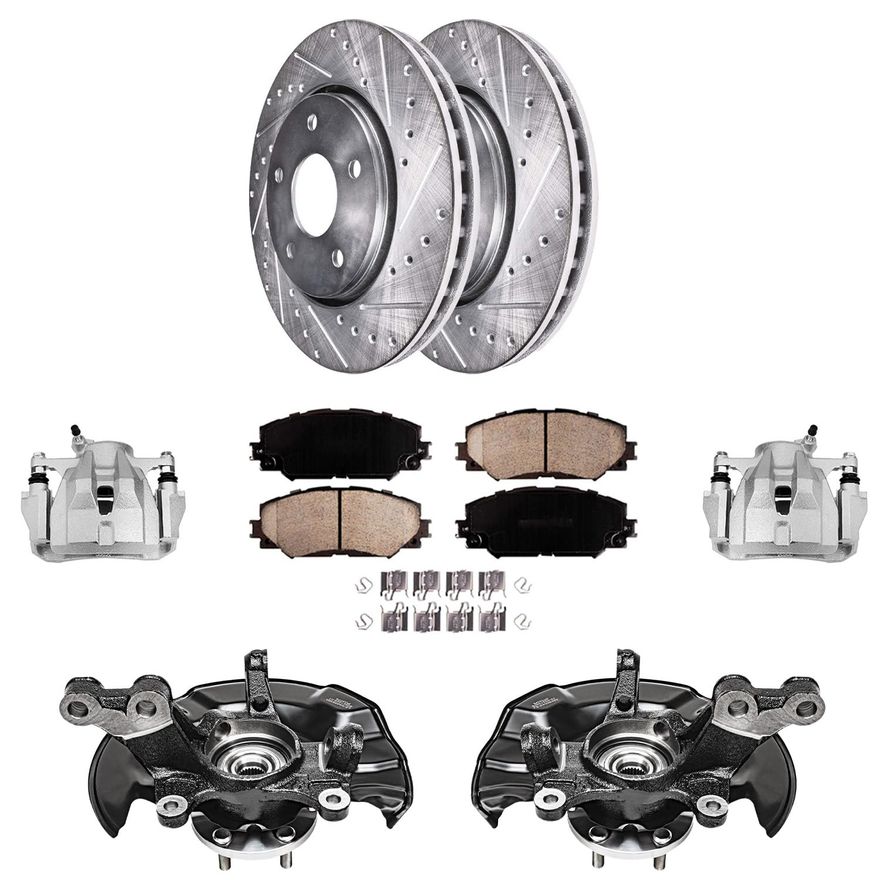 Main Image - Front Rotors Brake Calipers Pads