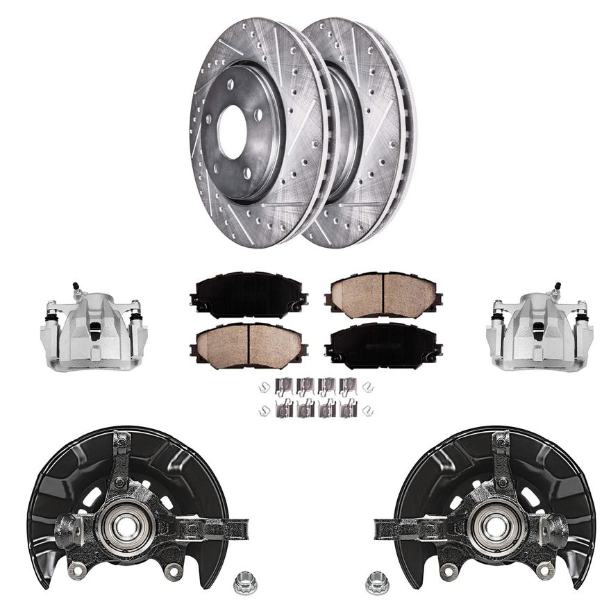 Main Image - Front Rotors Brake Calipers Pads