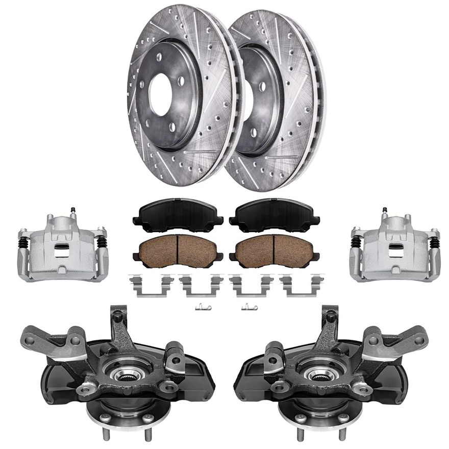 Main Image - Front Rotors Brake Calipers Pads