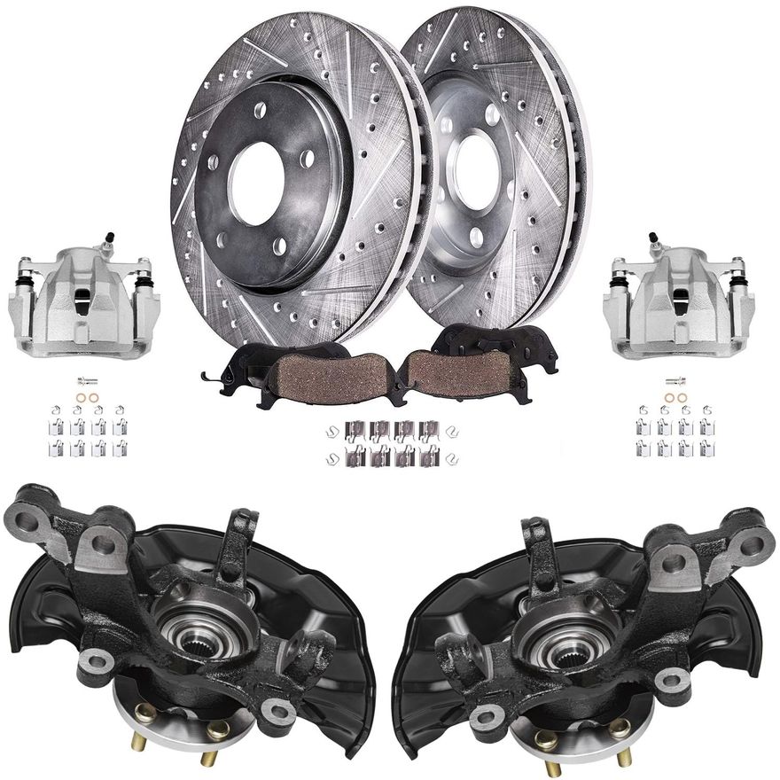 Main Image - Front Rotors Brake Calipers Pads