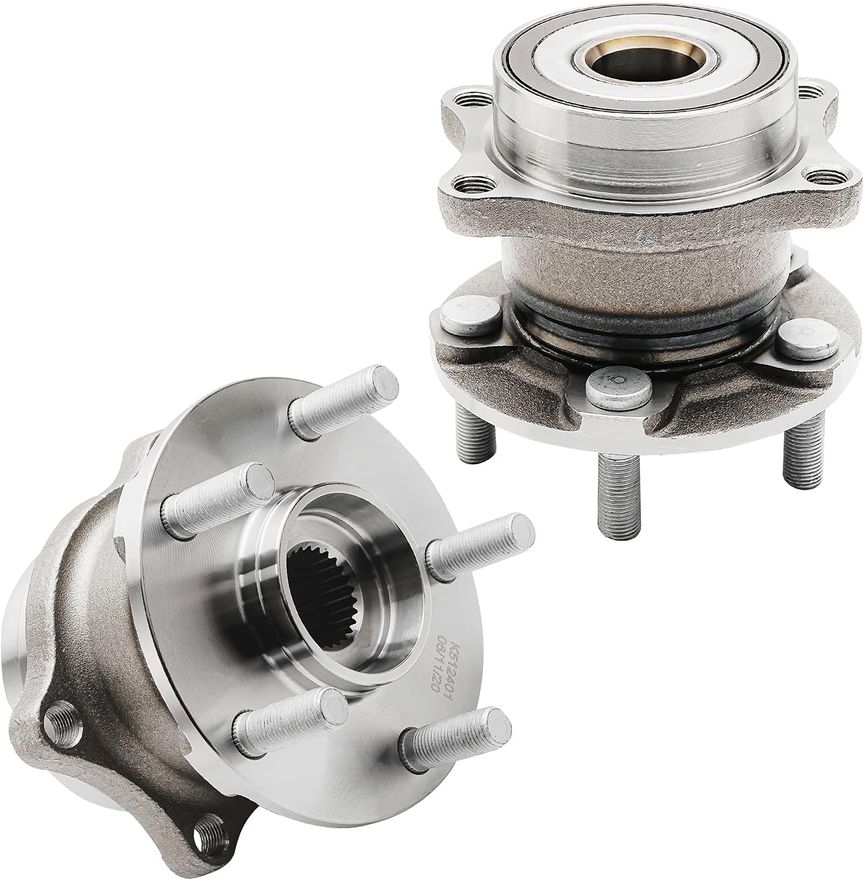 Rear Wheel Hub and Bearing - 512401 x2