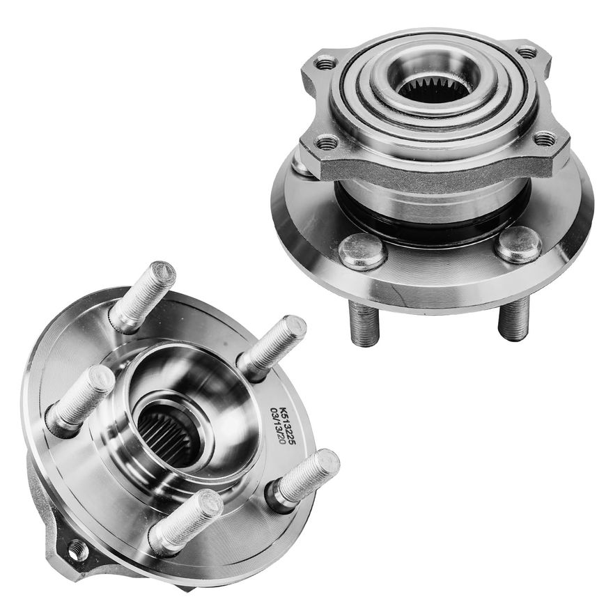 Front Wheel Hub and Bearing - 513225 x2