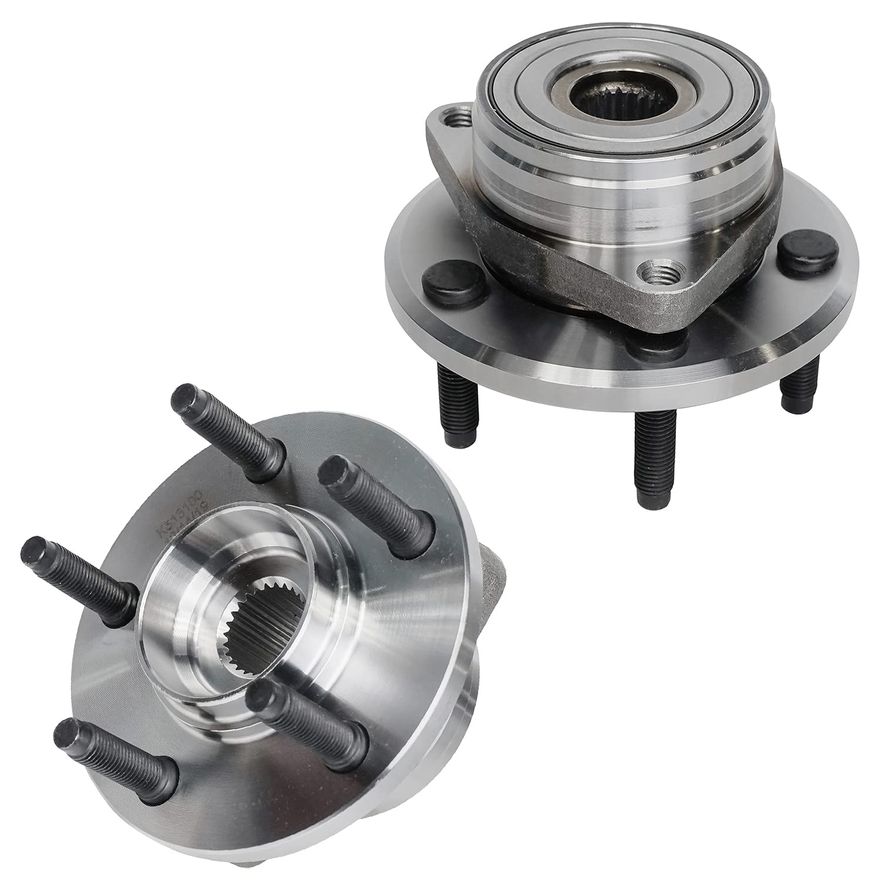 Front Wheel Hub and Bearings - 513100 x2