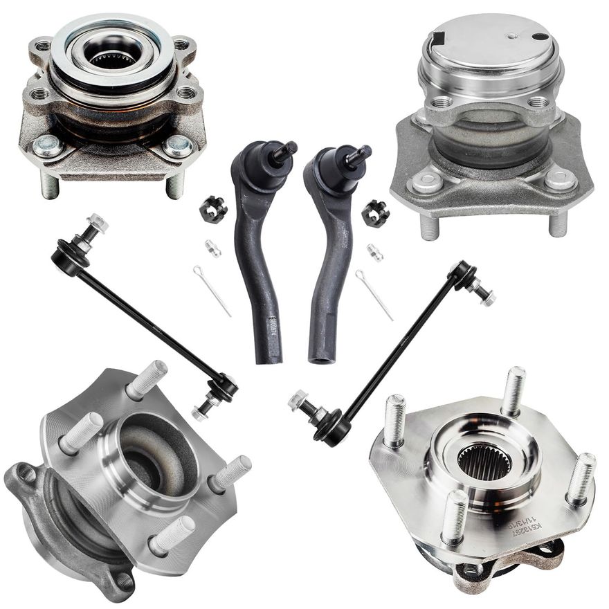 Main Image - Front Rear Wheel Hubs Tie Rods