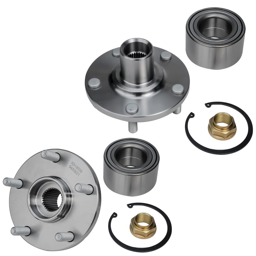 Front Wheel Hub and Bearing - 518509 x2