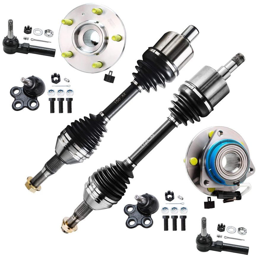 Main Image - Front CV Axles Wheel Hubs Kit