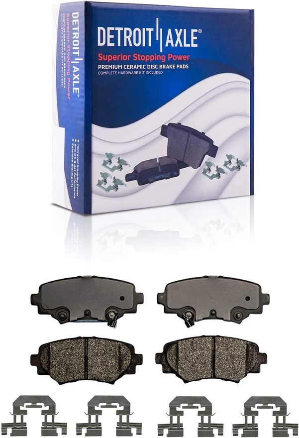 Rear Ceramic Brake Pads - P-1729 x2