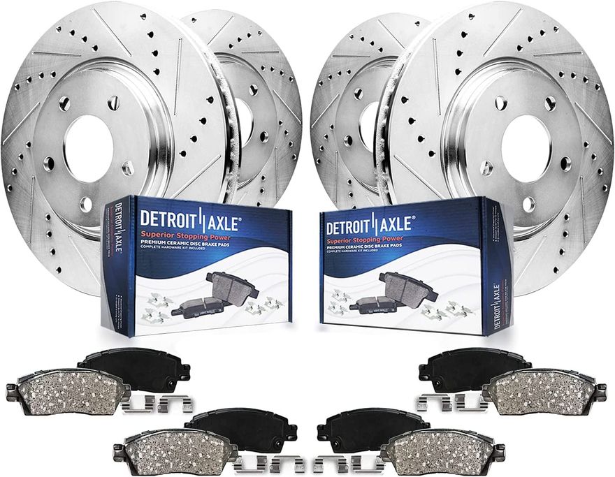 Main Image - Front Rear Rotors Brake Pads