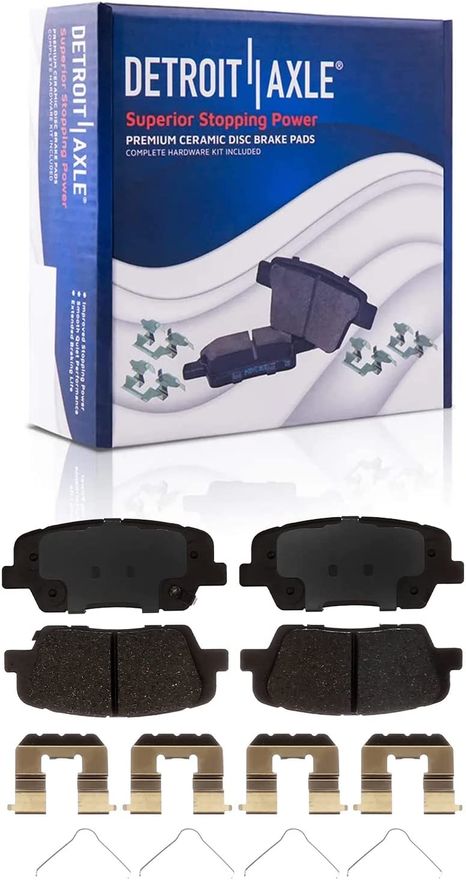 Rear Ceramic Brake Pad - P-1916 x2