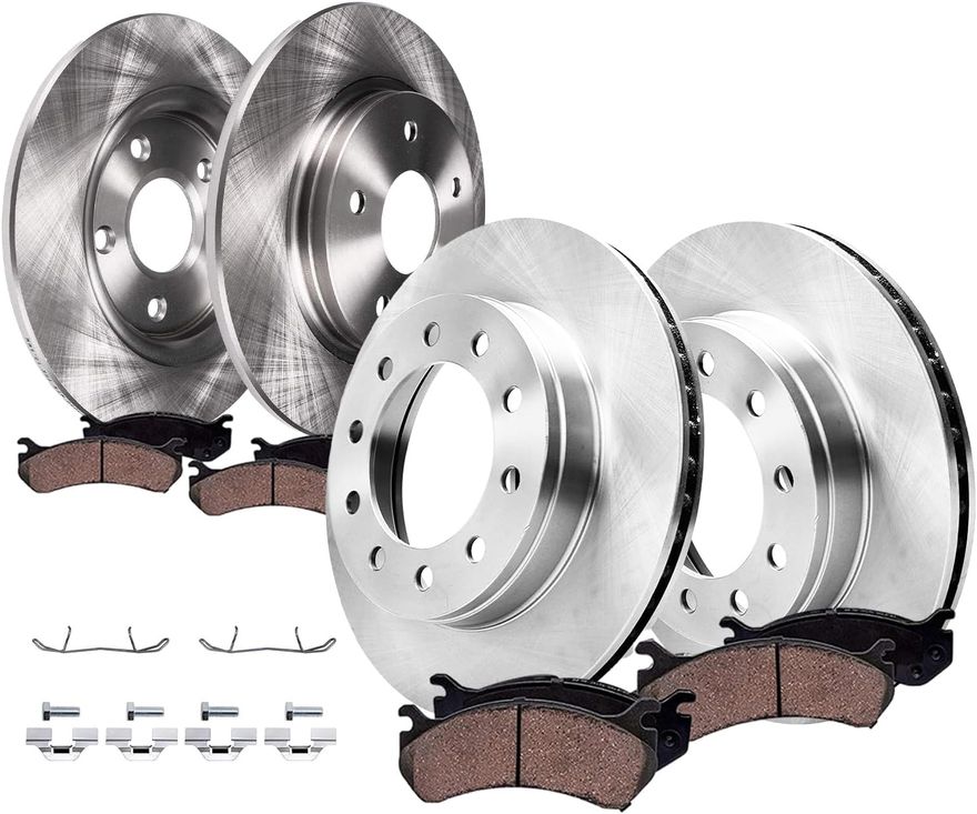 Main Image - Front Rear Rotors Brake Pads