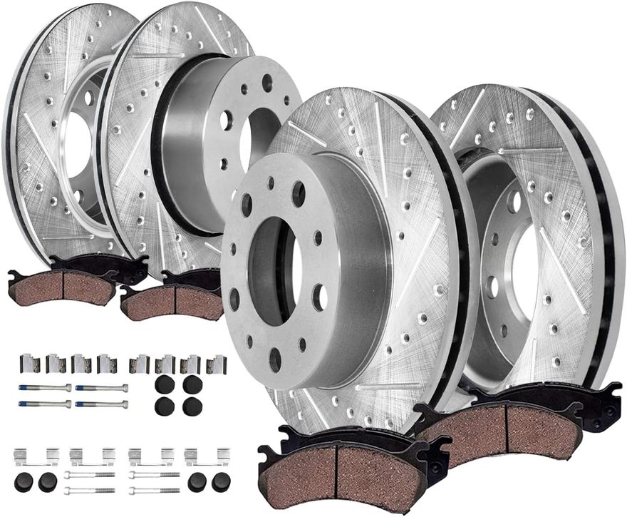Main Image - Front Rear Rotors Brake Pads