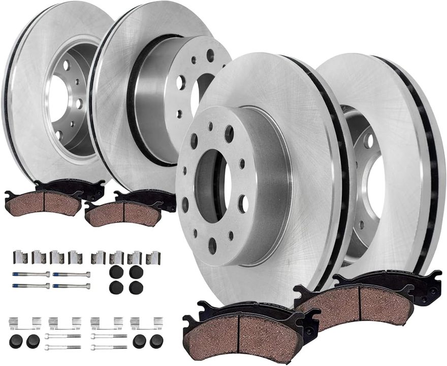 Main Image - Front Rear Rotors Brake Pads