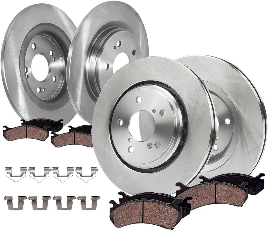 Main Image - Front Rear Rotors Brake Pads