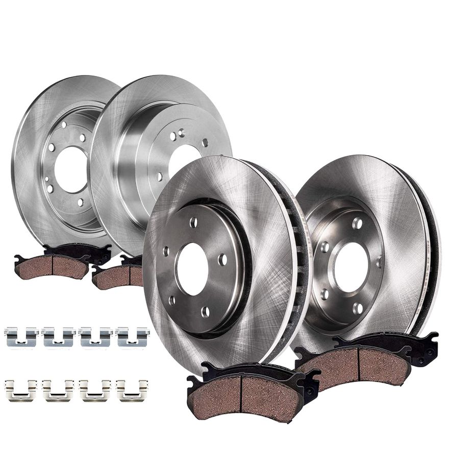 Main Image - Front Rear Rotors Brake Pads