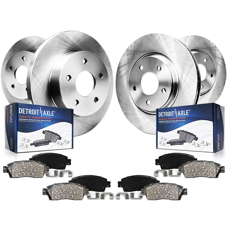 Main Image - Front Rear Rotors Brake Pads