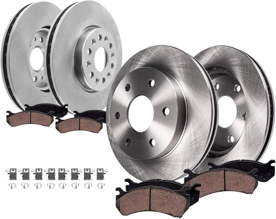 Main Image - Front Rear Rotors Brake Pads