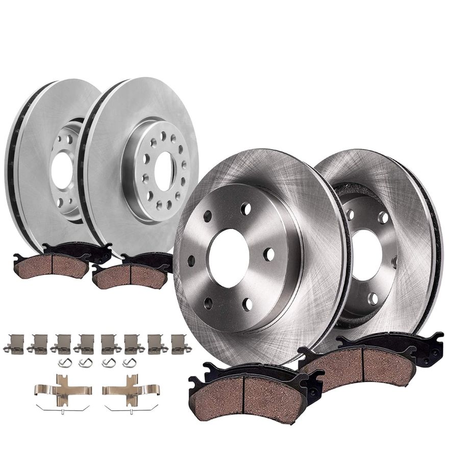 Main Image - Front Rear Rotors Brake Pads