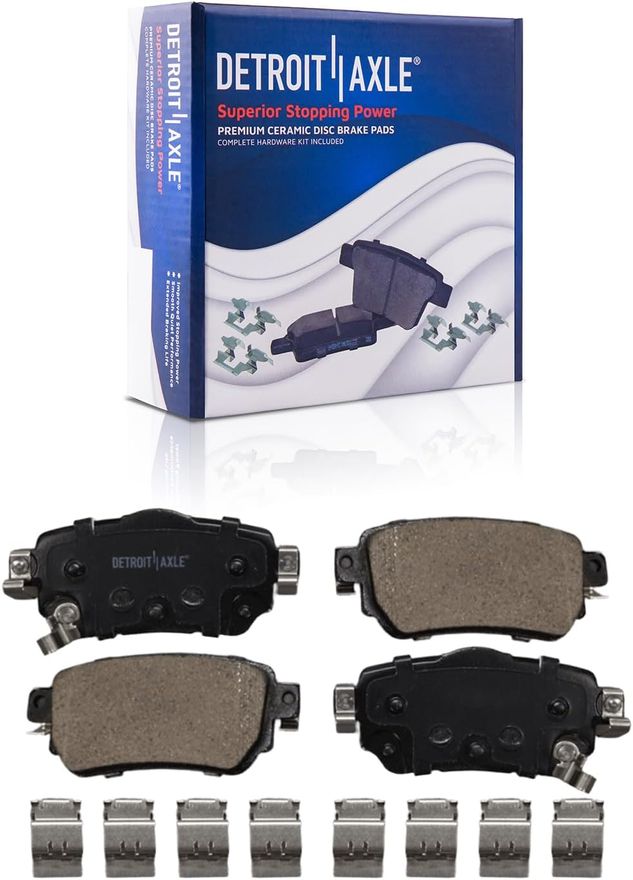 Rear Ceramic Brake Pad - P-1965 x2
