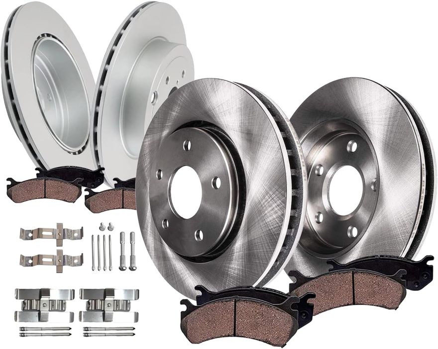 Main Image - Front Rear Rotors Brake Pads