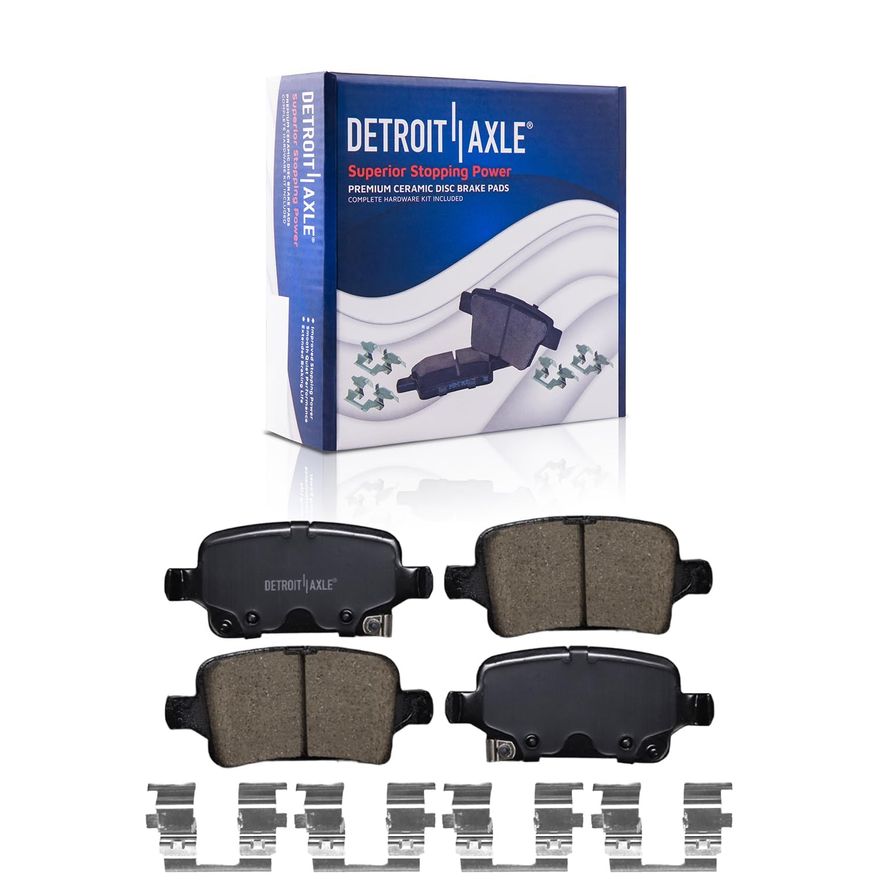Rear Ceramic Brake Pad - P-1857 x2