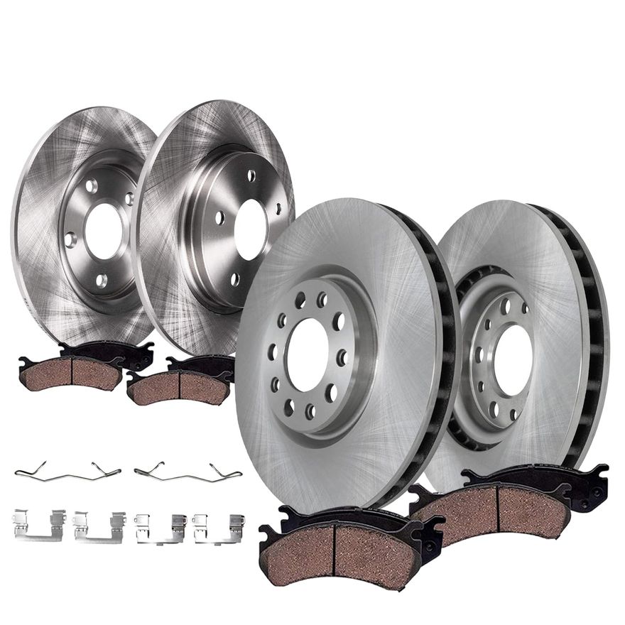 Main Image - Front Rear Rotors Brake Pads